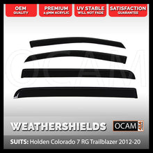 Load image into Gallery viewer, OCAM Weathershields for Holden Colorado 7 RG Trailblazer Wagon 2012-2020 Window Visors
