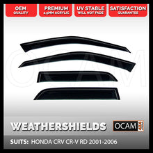 Load image into Gallery viewer, OCAM Weathershields for HONDA CRV CR-V RD 2002-2006 Window Door Visors Tinted
