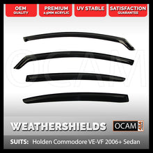 Load image into Gallery viewer, OCAM Weathershields For Holden Commodore VE-VF 2006-17 4 pcs Window Visors
