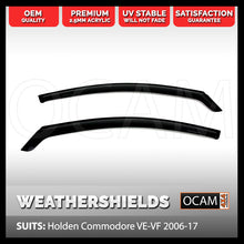 Load image into Gallery viewer, OCAM Weathershields For Holden Commodore VE-VF 2006-17 Window Visors 2 pcs
