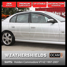 Load image into Gallery viewer, Weathershields For Holden Commodore VT VY VX VZ 1997-2007 4pc Visors
