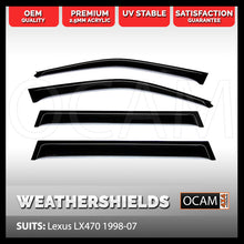 Load image into Gallery viewer, OCAM Weathershields For Lexus LX470 1998-07 Window Visors
