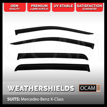 Load image into Gallery viewer, OCAM Weathershields For Mercedes-Benz X-Class Window Visors

