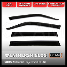Load image into Gallery viewer, OCAM Weathershields For Mitsubishi Pajero V31 NH-NL Window Visors
