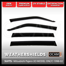 Load image into Gallery viewer, OCAM Weathershields For Mitsubishi Pajero (IO MODEL ONLY) 1998-02 Window Visors
