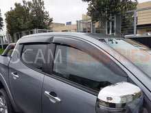 Load image into Gallery viewer, OCAM Weathershields for Mitsubishi Triton MQ MR 05/2015-2023 Dual Cab Window Visors

