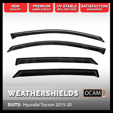 Load image into Gallery viewer, OCAM Weathershields For Hyundai Tucson 2015-2020 Tinted Guard
