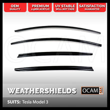 Load image into Gallery viewer, OCAM Weathershields for Tesla Model 3 Window Door Visors Injection Mold

