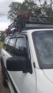 OCAM Weathershields for Nissan Patrol GU 1998-15 Ute Window Door Visors 2pce