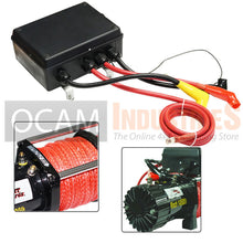 Load image into Gallery viewer, Electric Winch 26M Synthetic Rope Wireless Remote Truck 4WD 6577KG 12V 14500LBS
