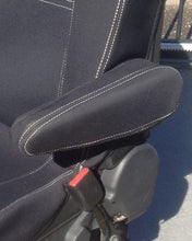 Load image into Gallery viewer, Front Row Wetseat Tailored Neoprene Seat &amp; Armrest Covers for Toyota FJ Cruiser 03/2011-Current, Mid Grey With White Stitching
