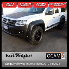 Load image into Gallery viewer, Kut Snake Flares Front &amp; Rear Set for Volkswagen Amarok 01/2010-04/2023 ABS Full Set #37
