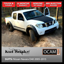 Load image into Gallery viewer, Kut Snake Flares Front &amp; Rear Set for Nissan Navara D40 2005-2015 ABS (Code #7/7)
