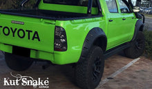 Load image into Gallery viewer, Kut Snake Flares Front &amp; Rear Set for Toyota Hilux N70 2005-11 SR / SR5 / Monster ABS (Code #2)
