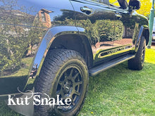 Load image into Gallery viewer, Kut Snake Flares Front &amp; Rear for Toyota Landcruiser 300 Series Smooth Finish ABS No-Drilling (#67/67)
