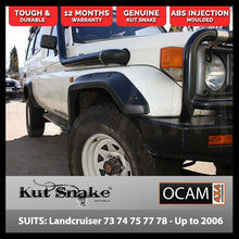 Load image into Gallery viewer, Kut Snake Flares Front &amp; Rear Set for Toyota Landcruiser 76 Series ABS Kit Full Set 2007-on #10
