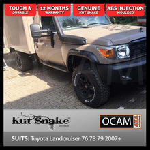 Load image into Gallery viewer, Kut Snake Flares Front Set for Toyota Landcruiser 76 78 79 Series ABS Kit 2 Pcs Front 2007-2023 (#10)
