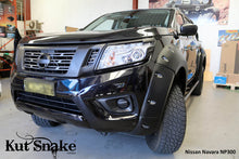 Load image into Gallery viewer, Kut Snake Flares Front Set for Nissan Navara NP300 2015-02/2021, ABS Monster 85mm, Front Wheels (Code #19/19)
