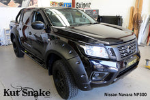 Load image into Gallery viewer, Kut Snake Flares Front &amp; Rear Set for Nissan Navara NP300 2015-02/2021, ABS Monster 85mm ABS (Code #19/19)
