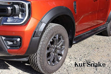 Load image into Gallery viewer, Kut Snake Flares for Ford Ranger NextGen 06/2022-On, Wildtrak, ABS, No-Drilling, Complete Set, Unpainted
