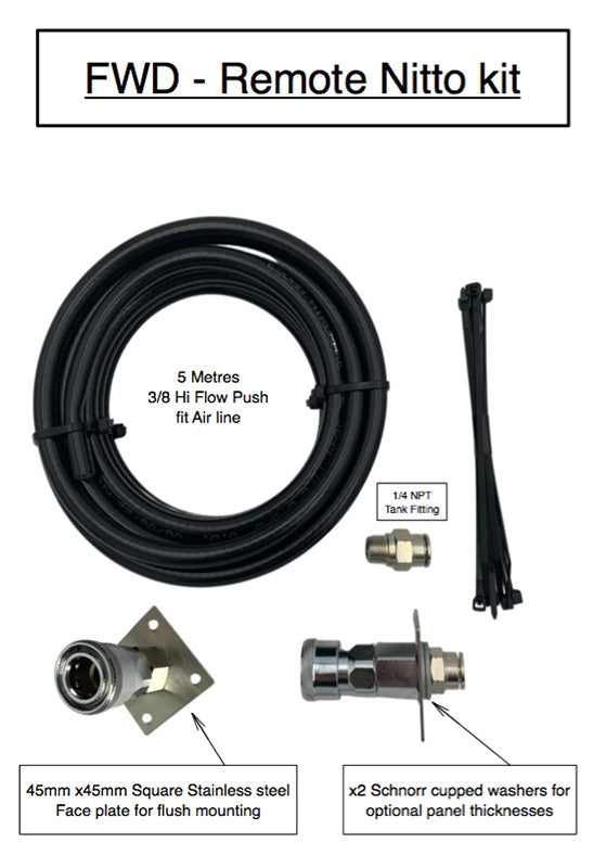 Boss 5m Remote Nitto kit for Incab Digitial Impressor Airbag Inflation ...