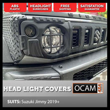 Load image into Gallery viewer, Head Light Surrounds for Suzuki Jimny JB74 2019-Current, Lamp Covers
