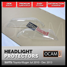 Load image into Gallery viewer, OCAM Headlight Protectors for Toyota Kluger Jul 2010 - Dec 2013 Lamp Covers
