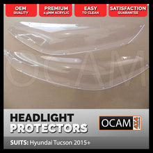 Load image into Gallery viewer, OCAM Headlight Protectors For Hyundai Tucson 2015-18 Headlamp Covers
