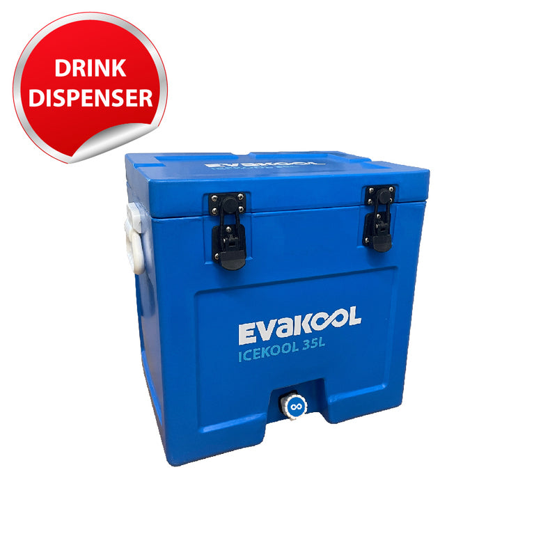 EvaKool Icekool 35L Icebox 25mm-Thick Insulation Polyethylene Material IK035