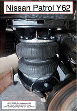 Load image into Gallery viewer, Boss Air NIssan Patrol Y62 Rear Coil Delete, Airbag Replacement Kit LA-77
