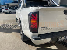 Load image into Gallery viewer, LED Tail Lights for Nissan Navara NP300 07/2015-02/2021 LH &amp; RH Side in Black
