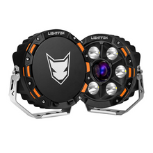 Load image into Gallery viewer, Lightfox Pair 7inch Osram Laser LED Driving Lights 1Lux 2226m 11285 Lumens

