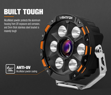 Load image into Gallery viewer, Lightfox Pair 7inch Osram Laser LED Driving Lights 1Lux 2226m 11285 Lumens
