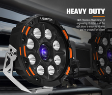 Load image into Gallery viewer, Lightfox Pair 9inch Osram Laser LED Driving Lights 1Lux 2226m 15046 Lumens
