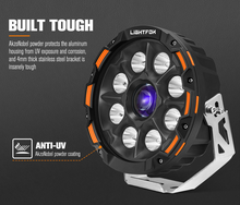 Load image into Gallery viewer, Lightfox Pair 9inch Osram Laser LED Driving Lights 1Lux 2226m 15046 Lumens
