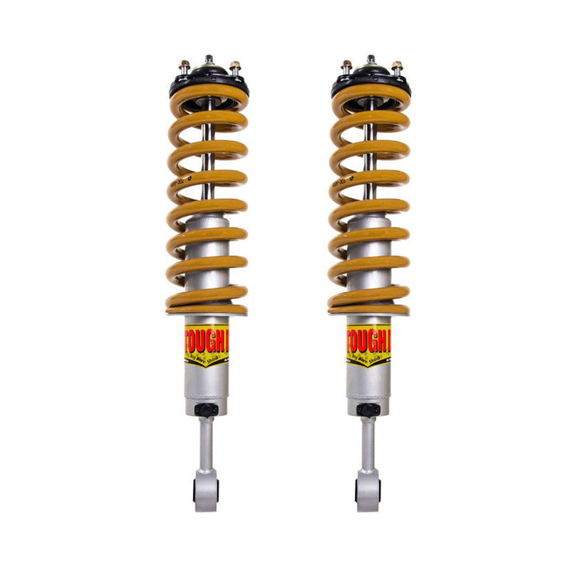 Tough Dog Complete Strut Assembly PAIR for Toyota Hilux N70 04/2005-15 KUN26R, Front: Steel Bullbar & Winch, Shocks: 40mm Adjustable
