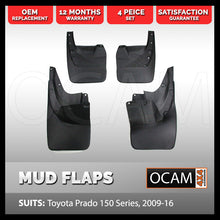 Load image into Gallery viewer, Mud Flaps For Toyota Landcruiser Prado 150 series 2009-2016 Front and Rear
