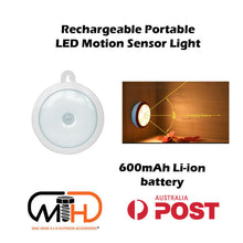 Load image into Gallery viewer, LED Motion Sensor Night Light Rechargeable Battery Reading Torch Camp
