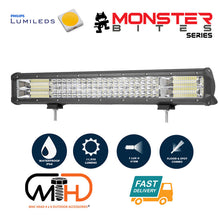 Load image into Gallery viewer, Mac Head Quad Row 20" LED Light Bar Spot Flood 4WD Driving 4WD
