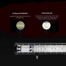 Load image into Gallery viewer, Mac Head Quad Row 28" LED Light Bar Spot Flood 4WD Driving 4WD
