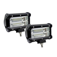 Load image into Gallery viewer, 2 x 5&quot; LED Ultra Spread White Flood Driving Light Bar 24 Watt Each
