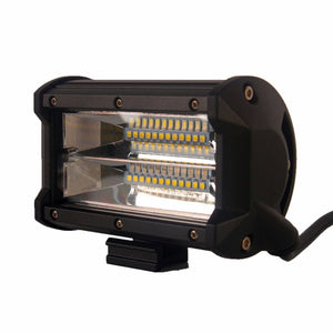 2 x 5" LED Ultra Spread White Flood Driving Light Bar 24 Watt Each