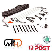 Load image into Gallery viewer, Light Bar LED Strip 12V Rigid Camping Waterproof Connector Combo Kit Aluminium
