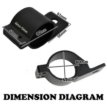 Load image into Gallery viewer, PAIR Bullbar Mounting Brackets Clamps 49-54mm 2" LED Light Bar HID UHF
