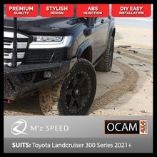 Load image into Gallery viewer, M'z SPEED Flares (35mm) for Toyota Landcruiser 300 Series, 2021-On, ABS, Unpainted
