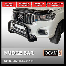 Load image into Gallery viewer, Nudge Bar for LDV T60, 2017-21 Chrome Polished
