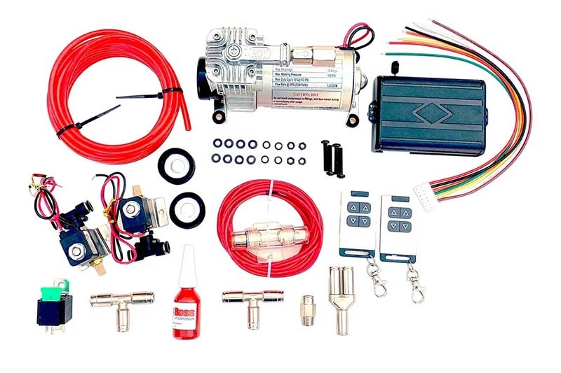 Boss Wireless Remote Airbag Inflation Incab Control Kit PX01 With Digital Gauge