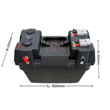 Load image into Gallery viewer, OCAM Battery Box with USB, Anderson connectors, Voltmeter, 12V Socket
