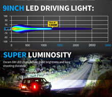 Load image into Gallery viewer, OCAM Illuminate Series 9" LED Driving Spot Lights 180W 9-36V, V2
