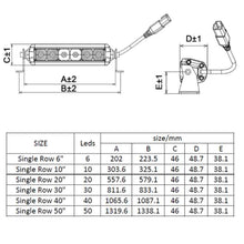 Load image into Gallery viewer, OCAM 10'' Slimline Single Row Light Bar 50W OSRAM LED 9-36V

